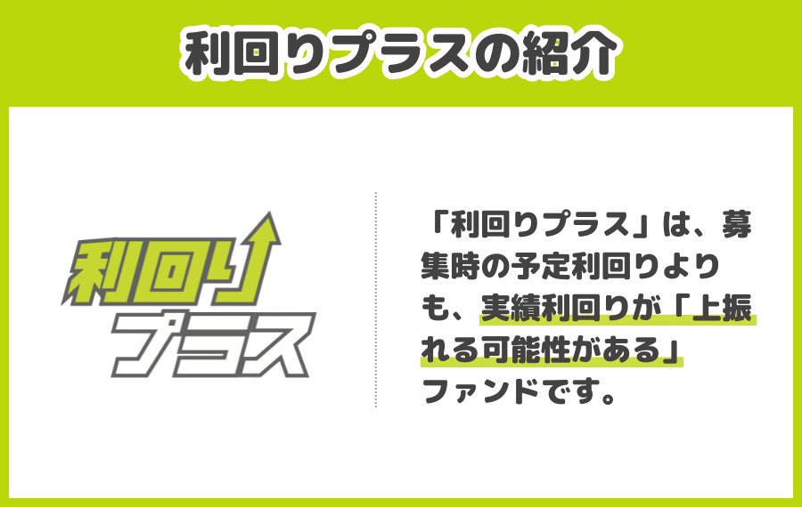 利回りプラス概要